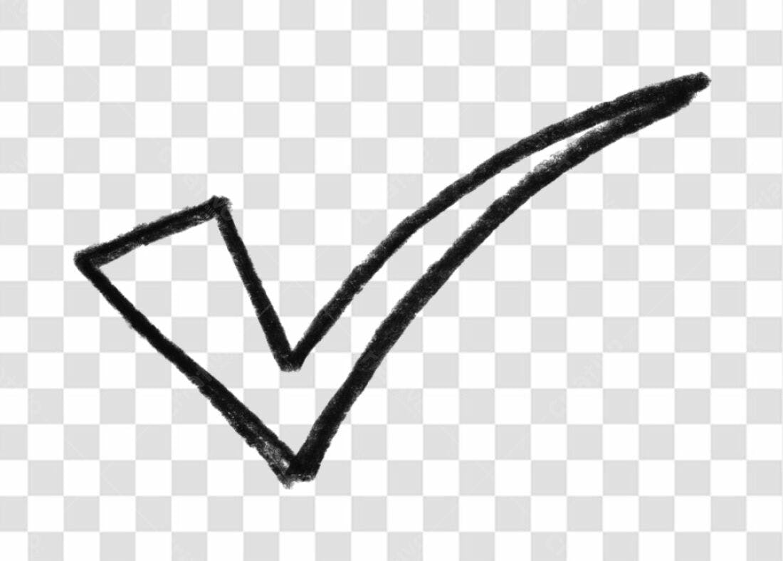 Ícone de Check Simbolo de Confirmação PNG com fundo transparente
