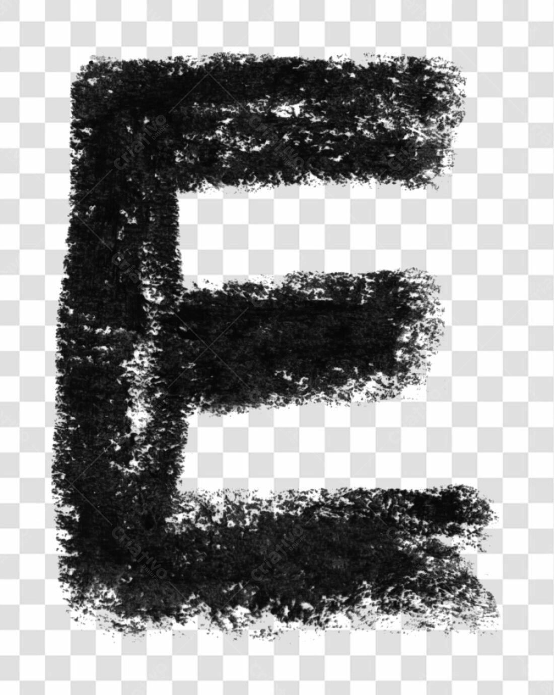 Logo PNG com fundo transparente estilo giz