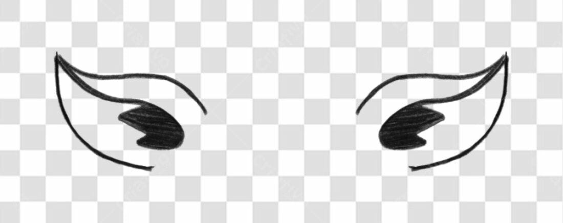 Elementos gráficos Olhos PNG com fundo transparente