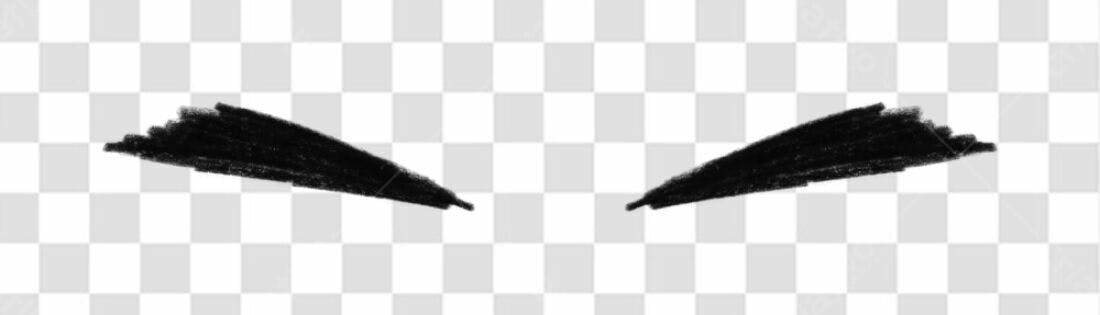 Elementos gráficos Sobrancelhas PNG com fundo transparente