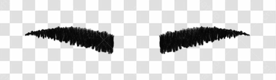 Elementos gráficos Sobrancelhas PNG com fundo transparente