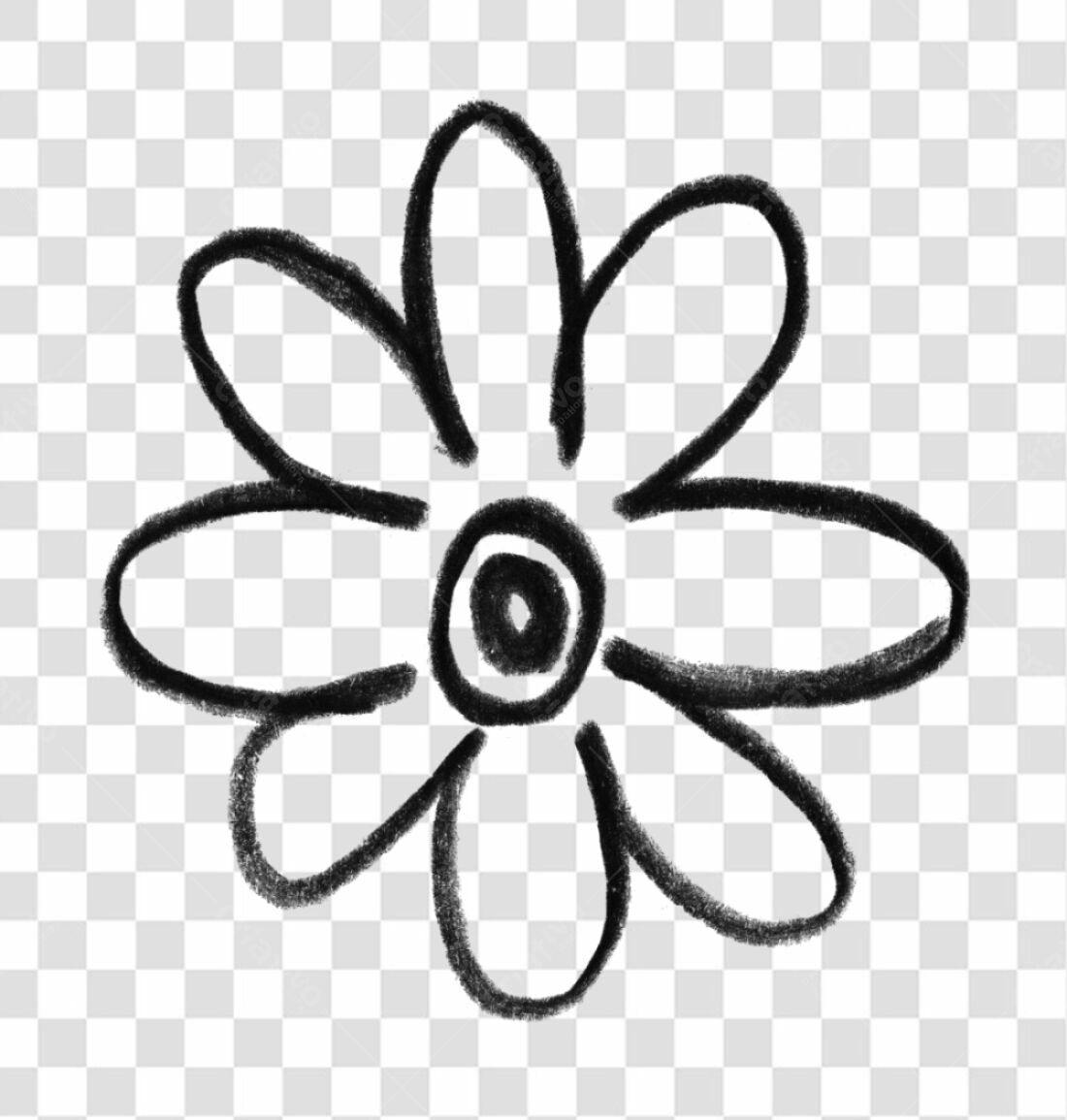 Logo Flor PNG com fundo transparente