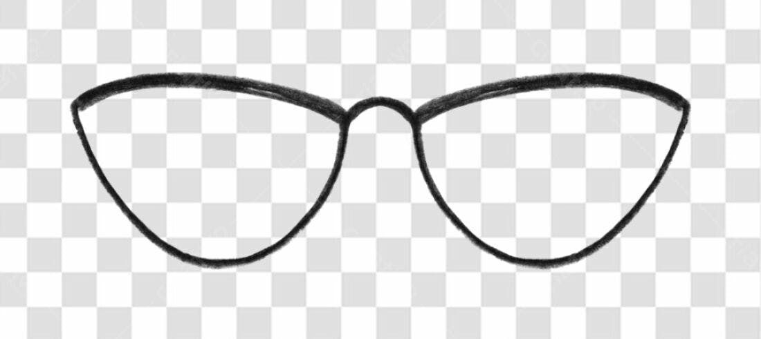 Ícone Óculos Gatinho PNG com fundo transparente