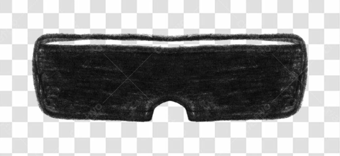Banner Preto para Redes Sociais PNG com fundo transparente