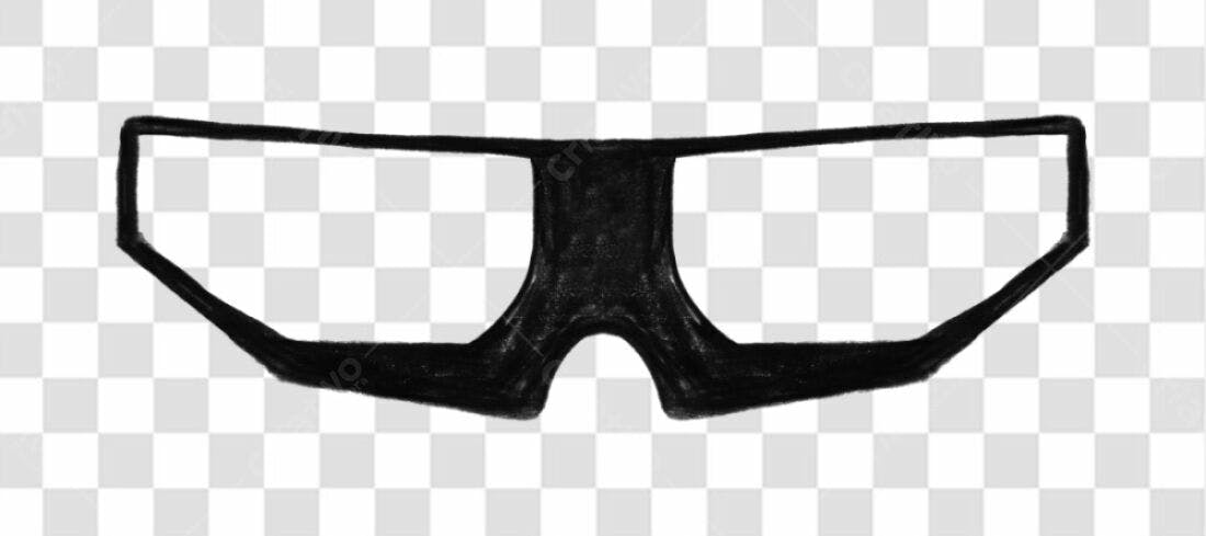 Moldura PNG com fundo transparente para fotos