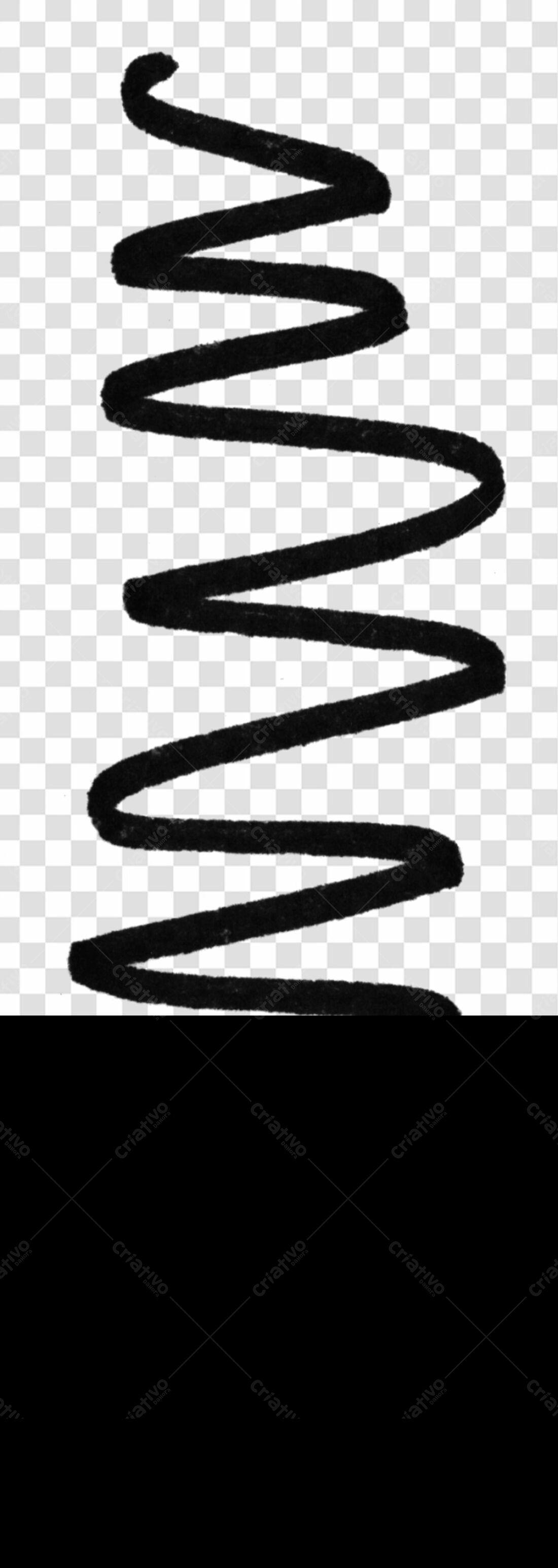 Elemento gráfico espiral PNG com fundo transparente