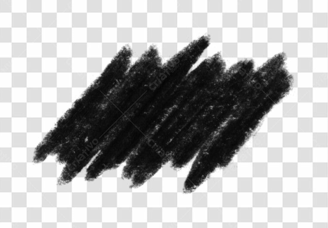 PNG Textura Abstrata Preta com Fundo Transparente