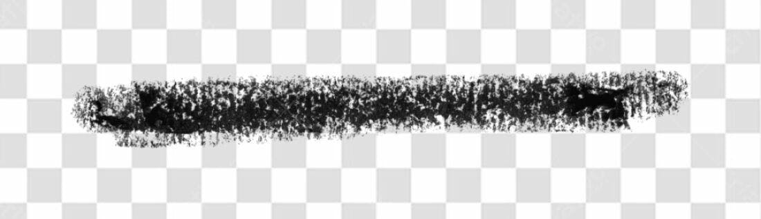 Banner abstrato preto PNG com fundo transparente
