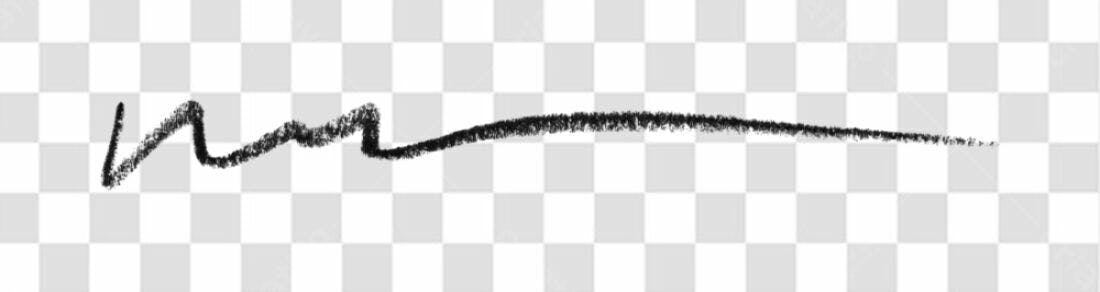 Elemento gráfico linha preta PNG com fundo transparente
