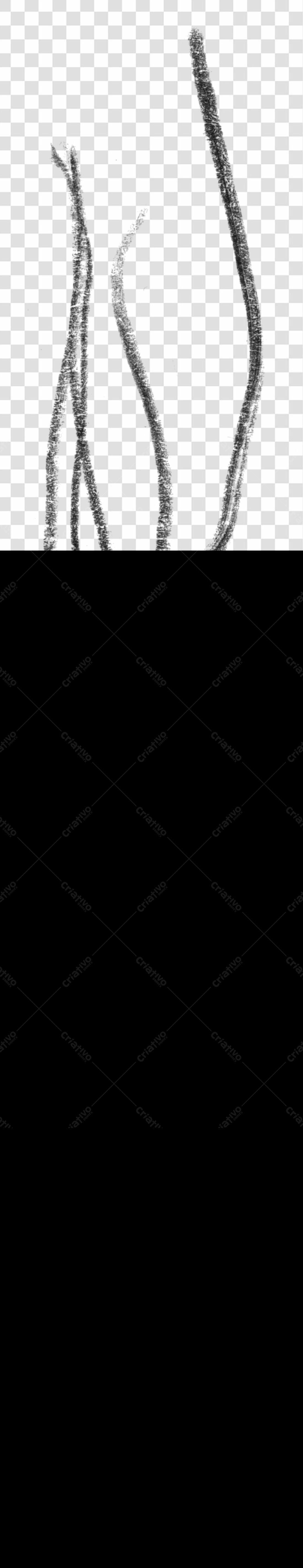 Elementos gráficos abstratos PNG com fundo transparente