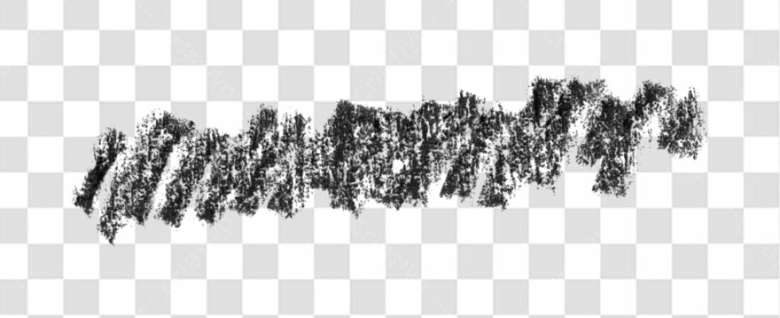PNG Textura Grunge Preto para Design