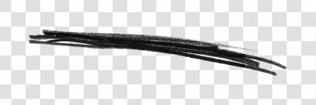 Banner abstrato preto PNG com fundo transparente