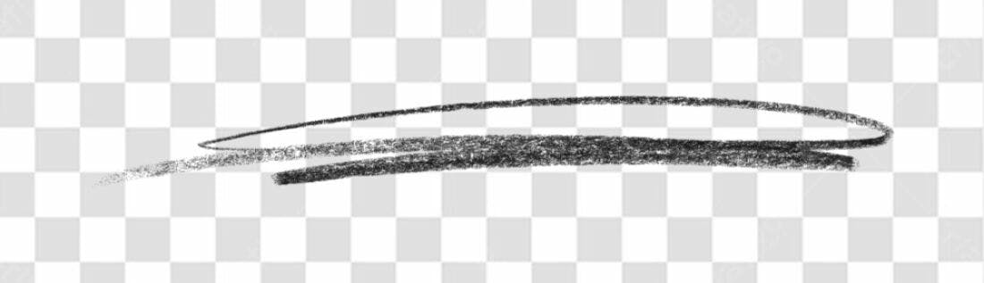 Banner abstrato com traços de giz PNG com fundo transparente