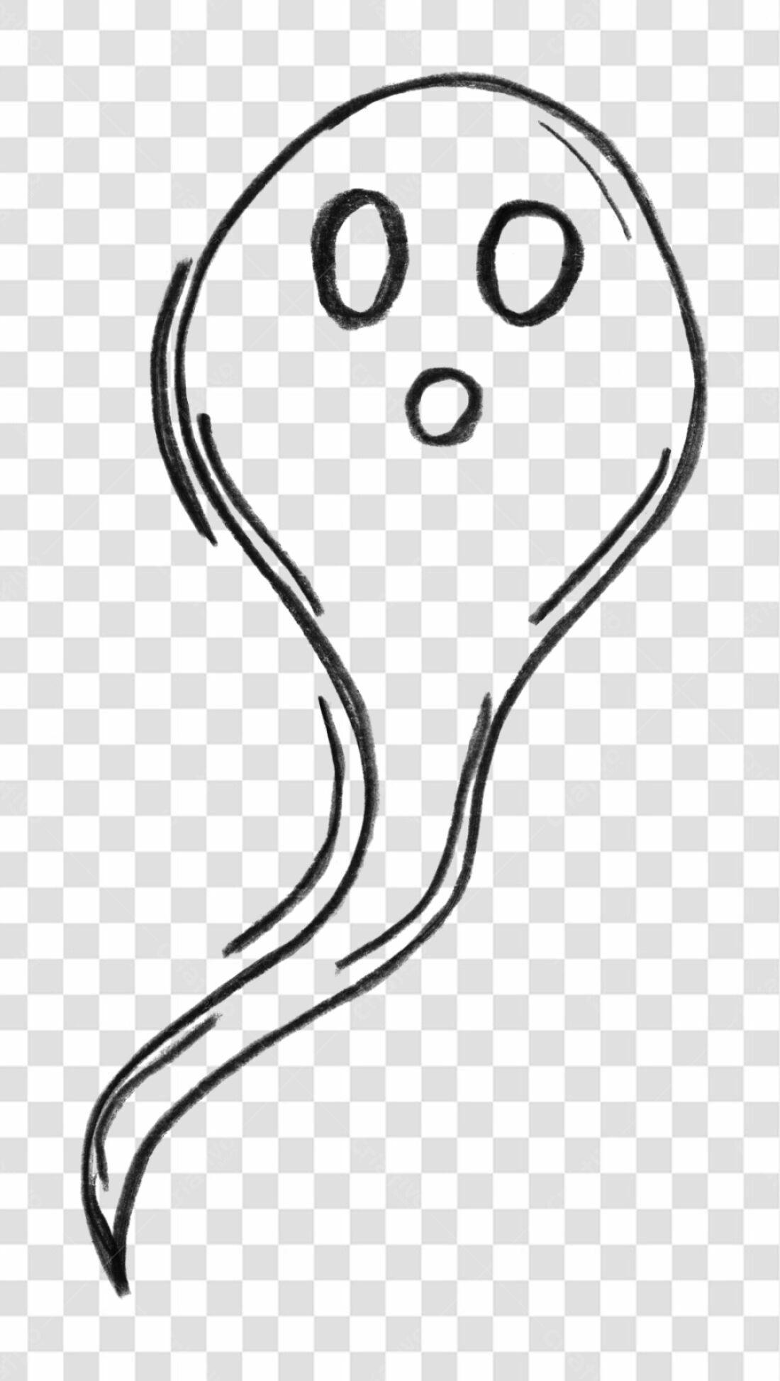 PNG Fantasma para Halloween com fundo transparente