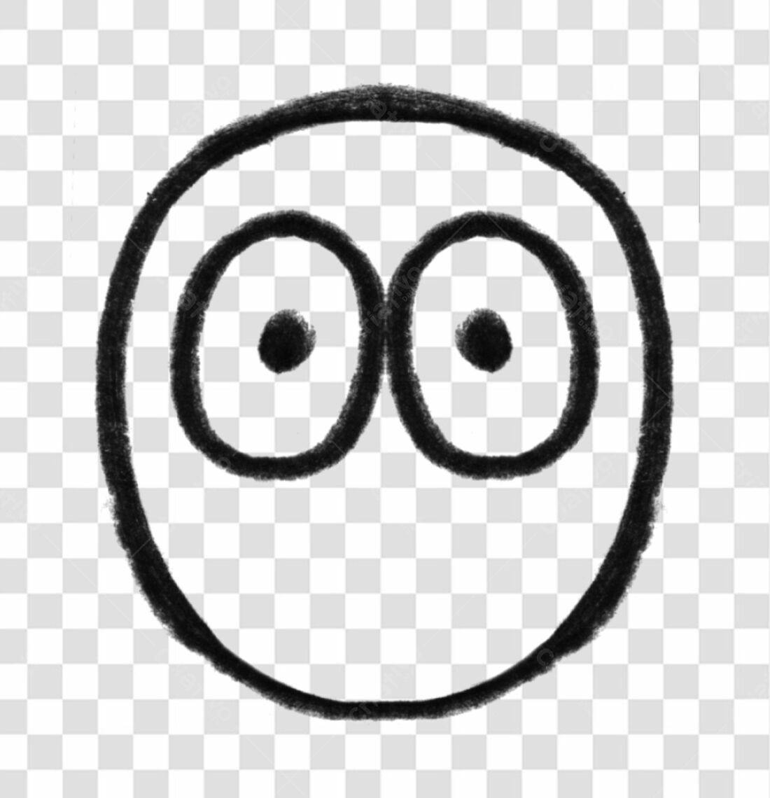 Emoji Carinha PNG com fundo transparente