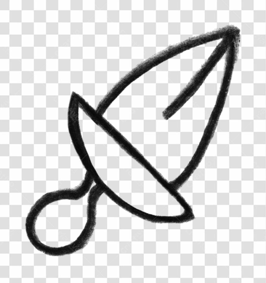 Logo minimalista chupeta PNG com fundo transparente