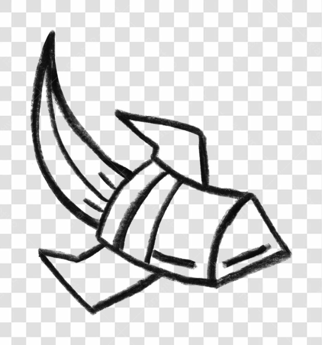 Logo PNG com fundo transparente estilo desenho