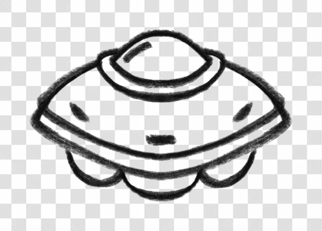 Logo PNG com fundo transparente Desenho de UFO