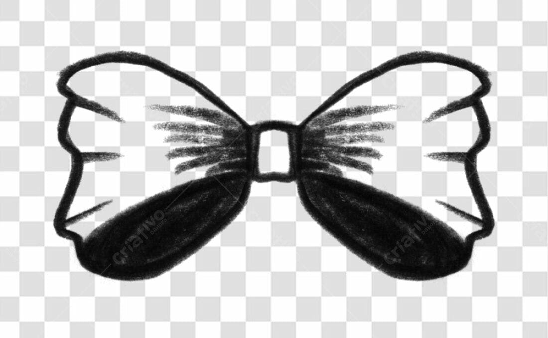 Elemento decorativo Laço PNG com fundo transparente