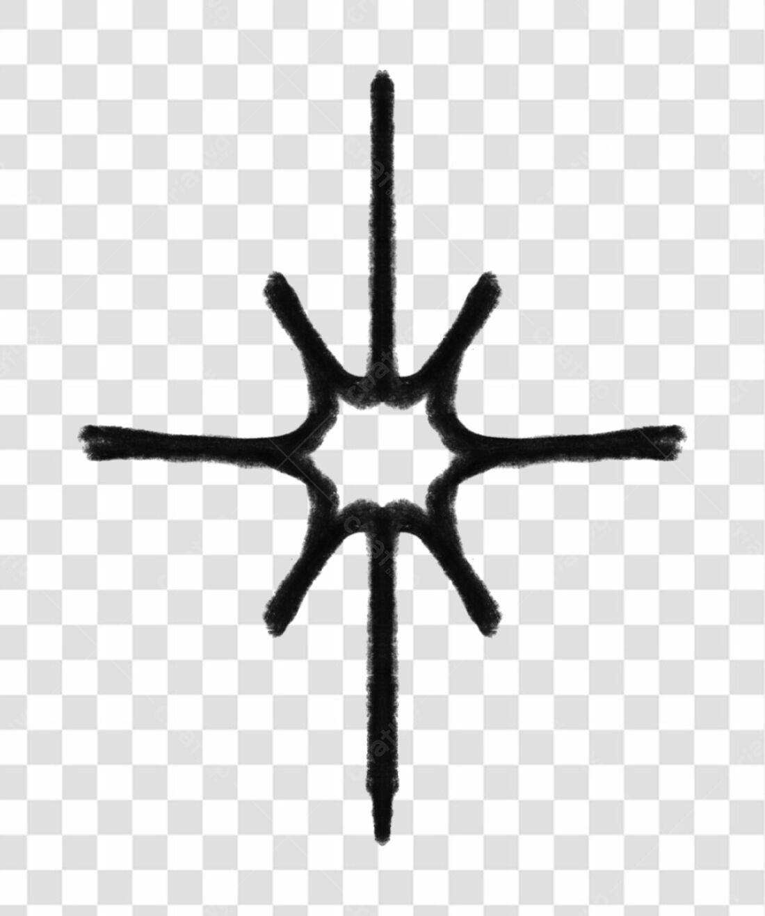 Logo minimalista PNG com fundo transparente