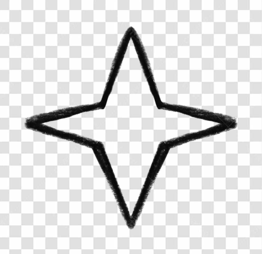 Elemento gráfico Estrela PNG com fundo transparente