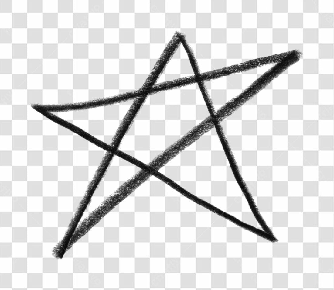 Elemento gráfico Estrela PNG com fundo transparente