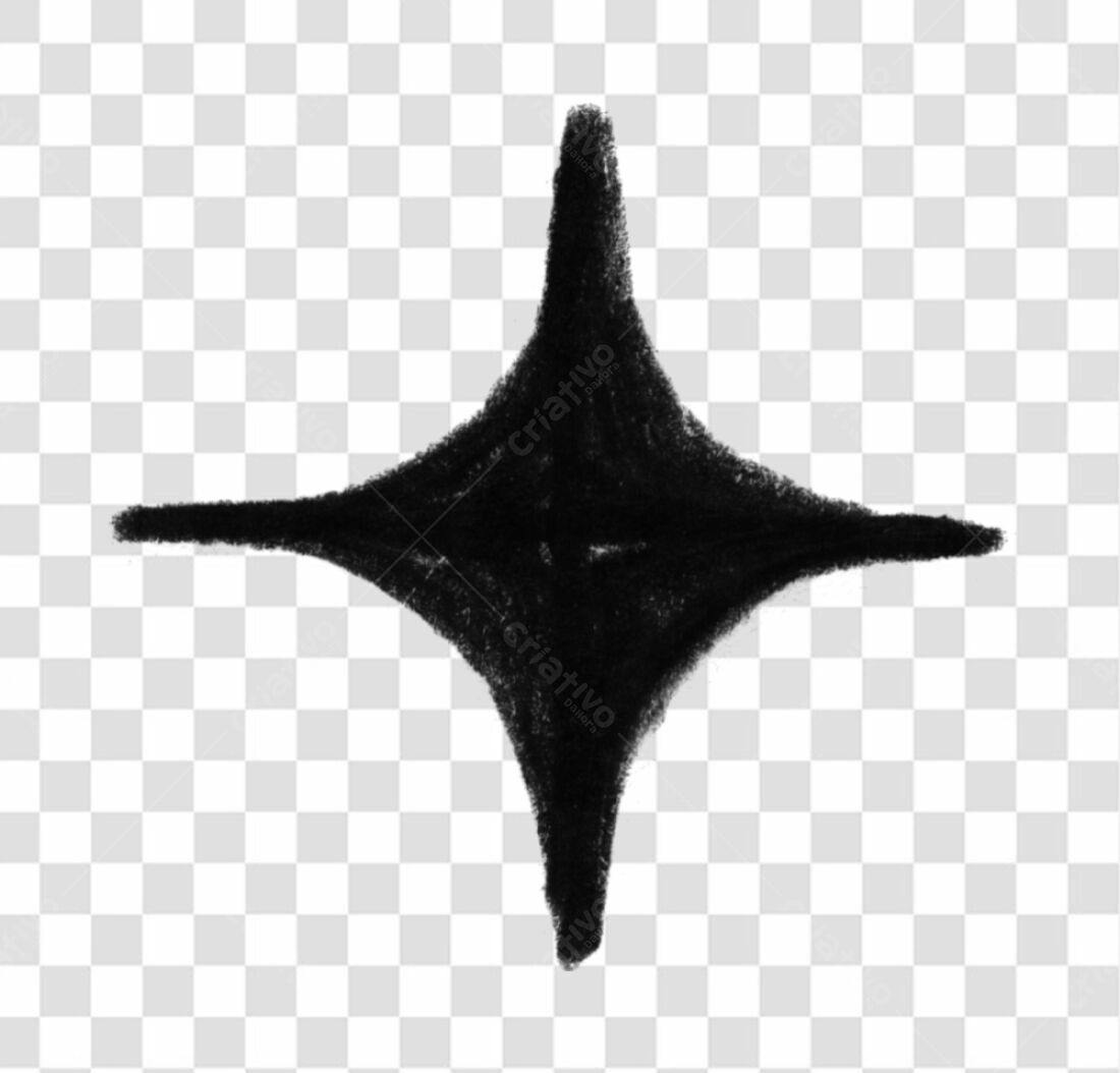 Elemento gráfico Estrela PNG com fundo transparente