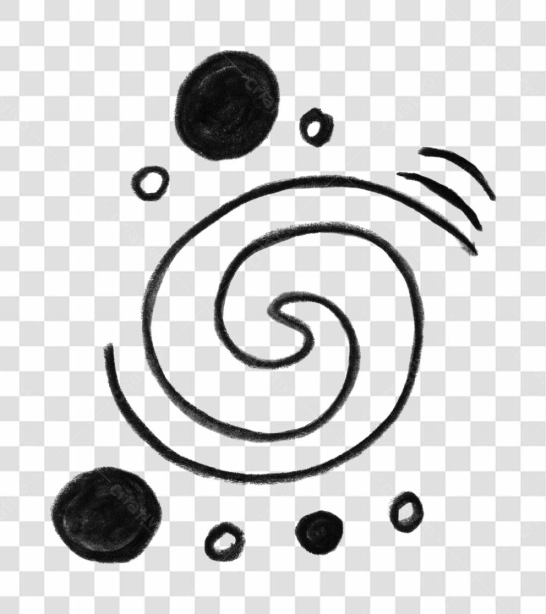 Logo PNG com fundo transparente estilo espiral