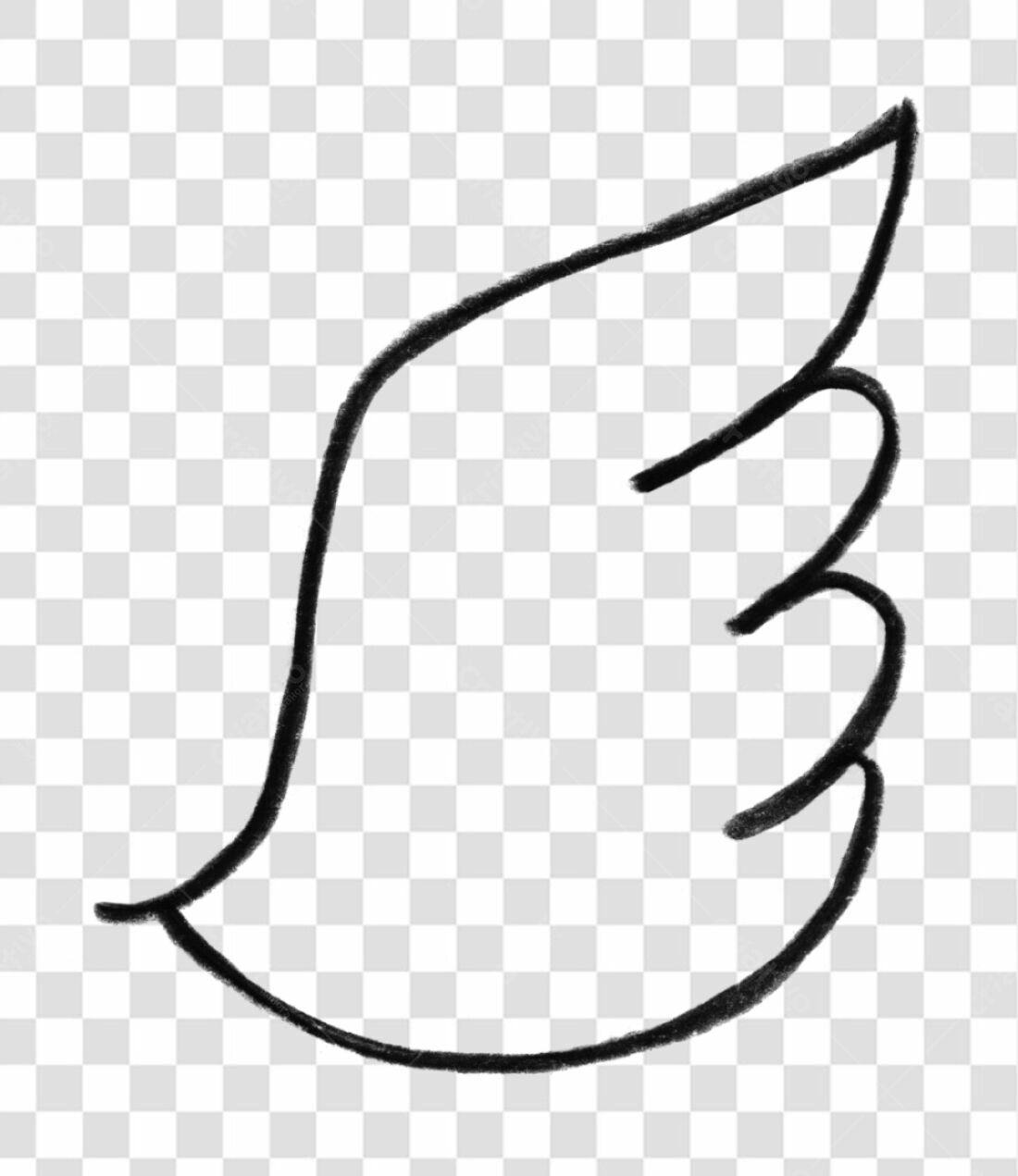 Logo PNG Asa Preto com fundo transparente