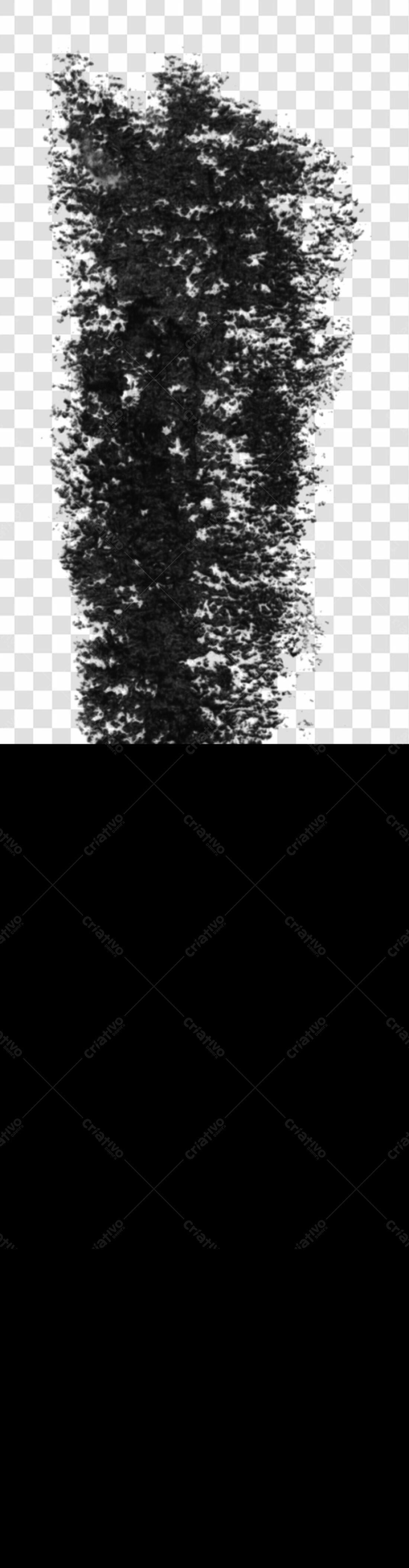 PNG Elemento gráfico abstrato preto com fundo transparente