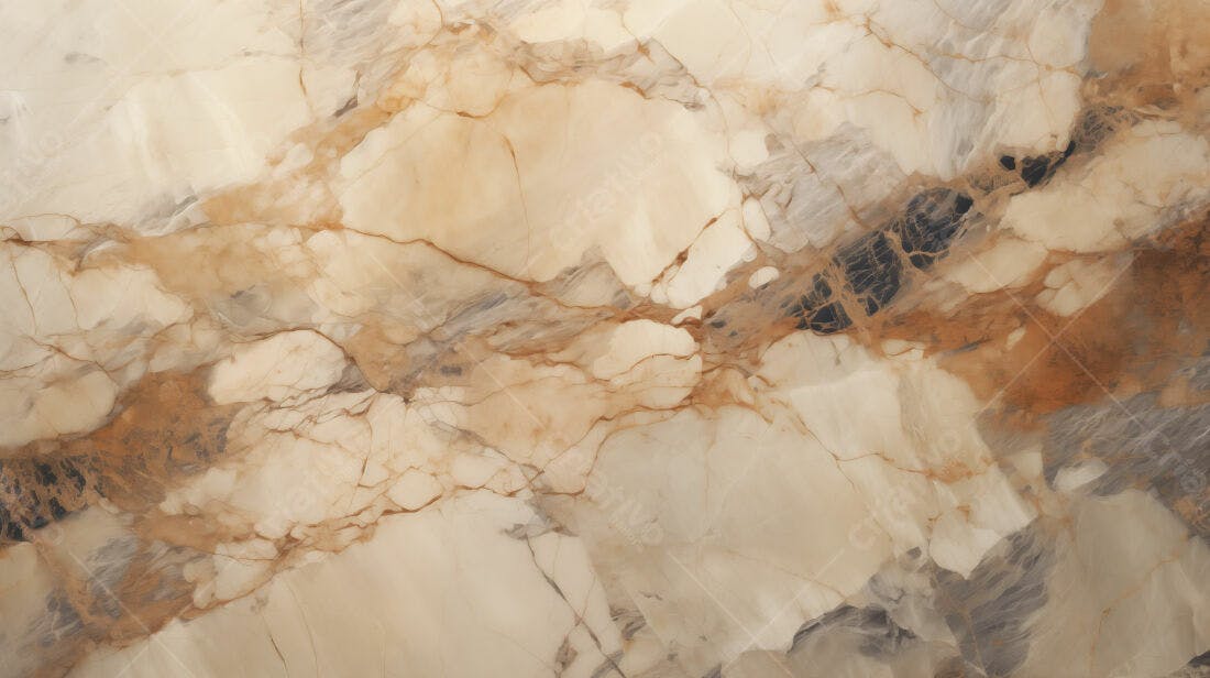 Textura Mármore Bege e Marrom para Design de Interiores