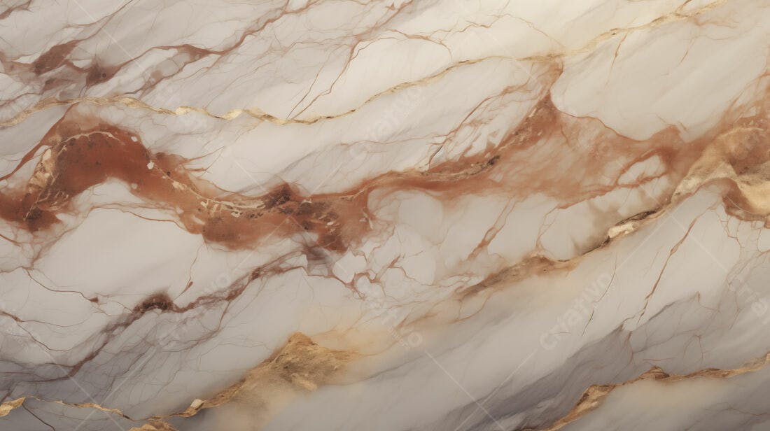 Textura Mármore Bege e Dourado para Design de Interiores
