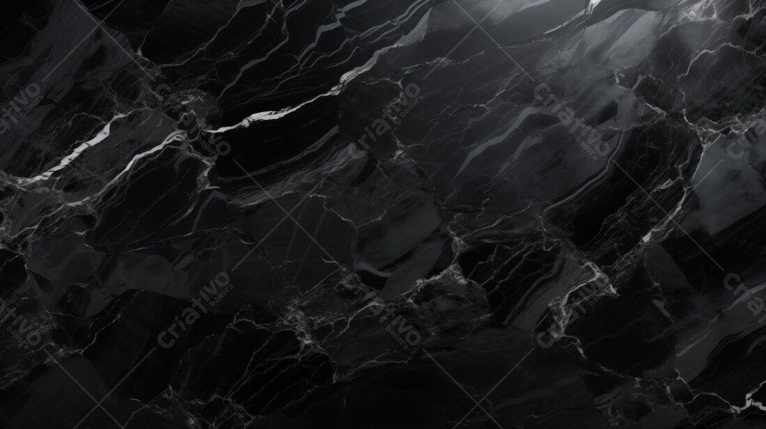 Textura Mármore Preto para Design de Interiores
