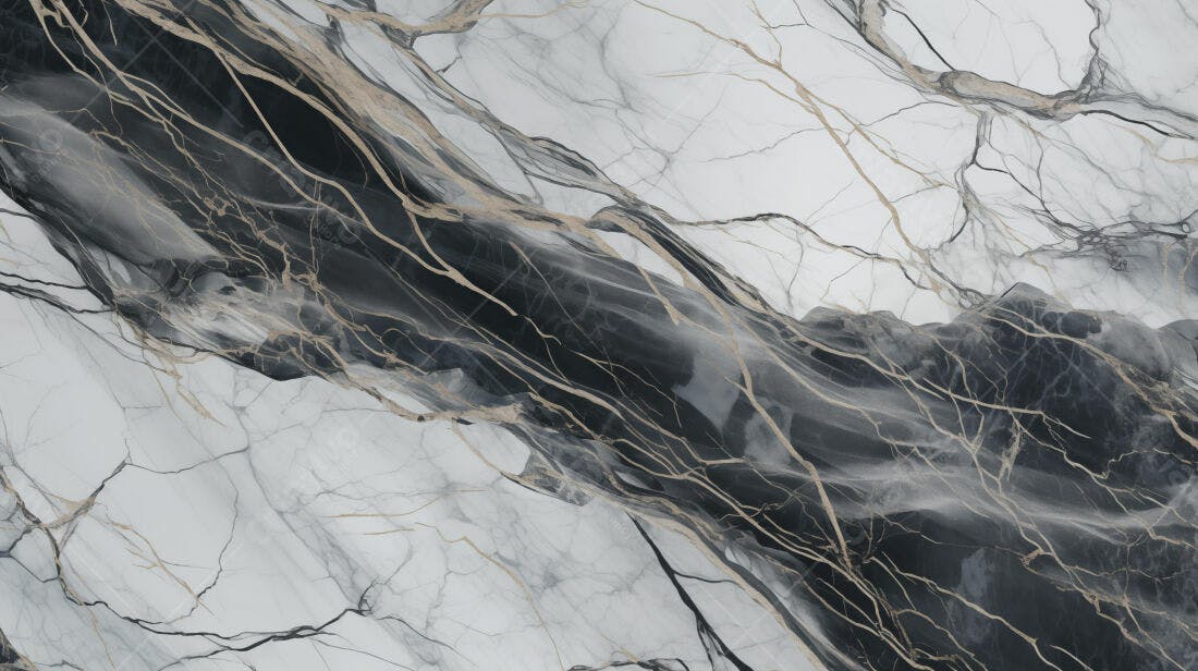 Textura Mármore Preto e Branco para Design de Interiores