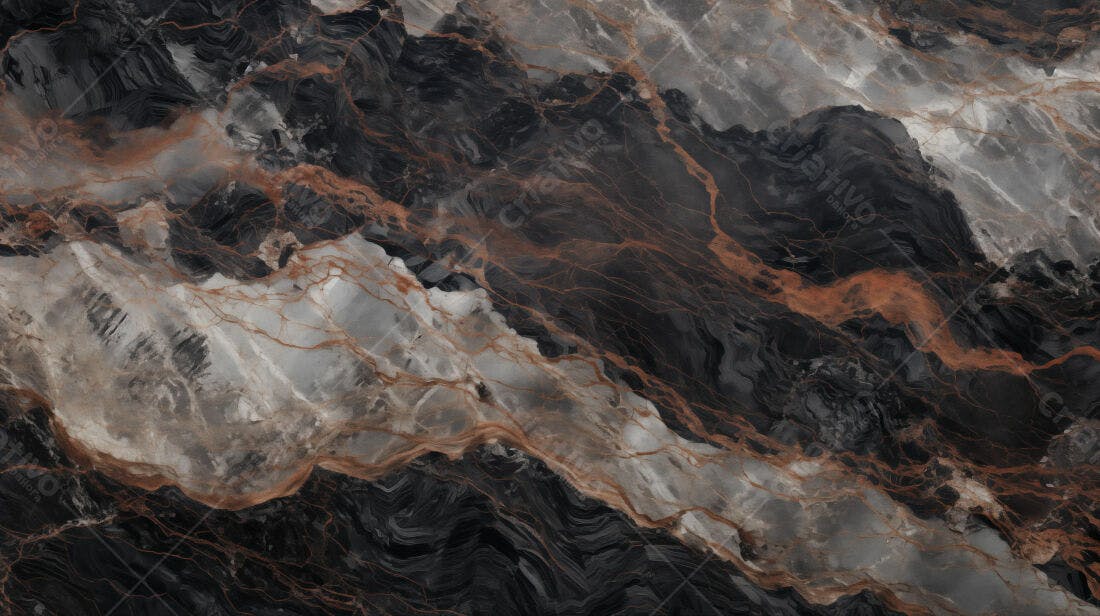 Textura Mármore Preto e Dourado para Design de Interiores