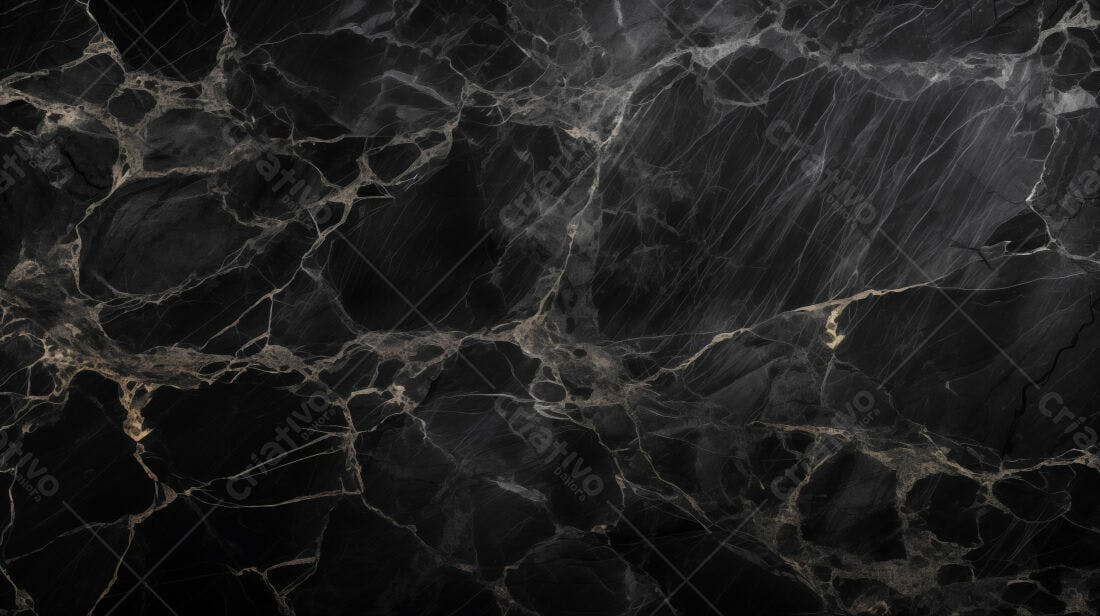 Textura Mármore Preto e Dourado para Design