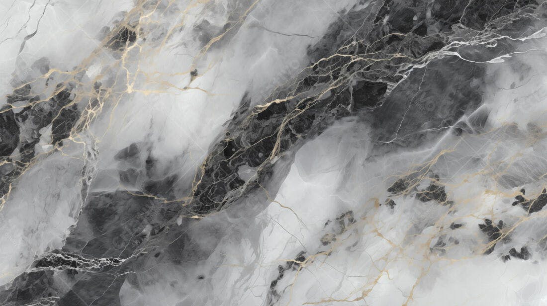 Textura Mármore Preto e Branco para Design de Interiores