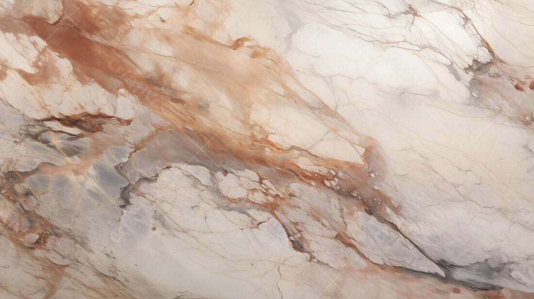 Textura Mármore Bege e Marrom para Design de Interiores
