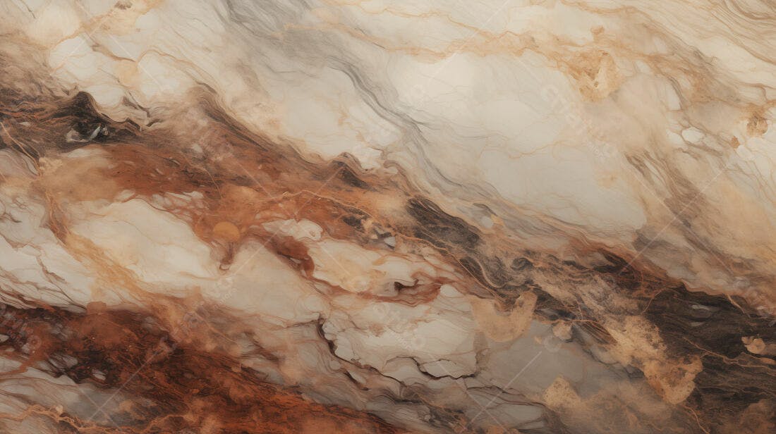 Textura Mármore Bege e Marrom para Fundo