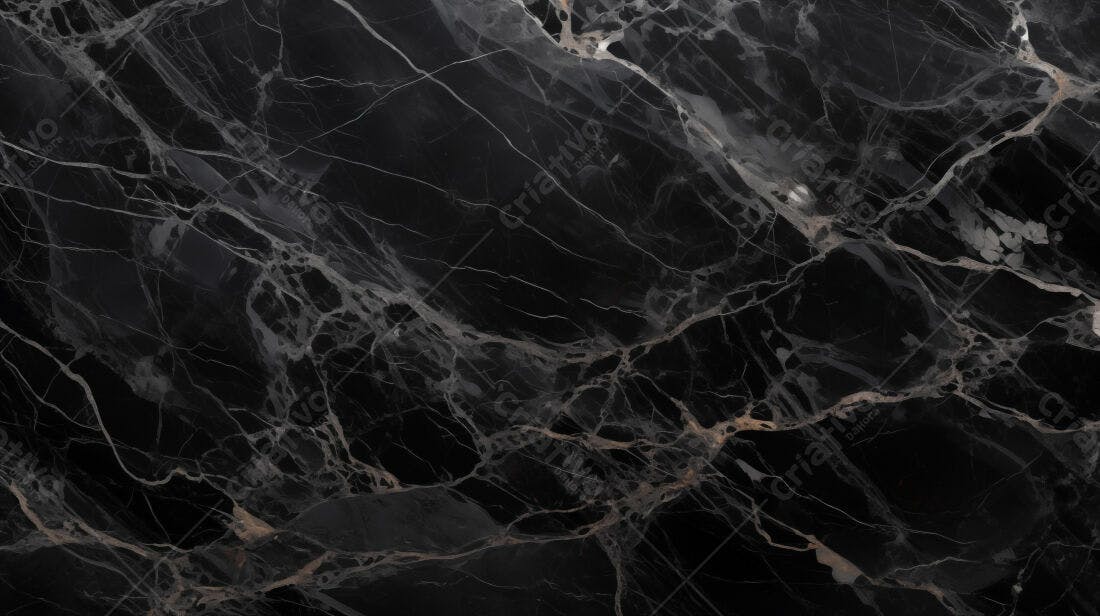 Textura Mármore Preto para Design de Interiores