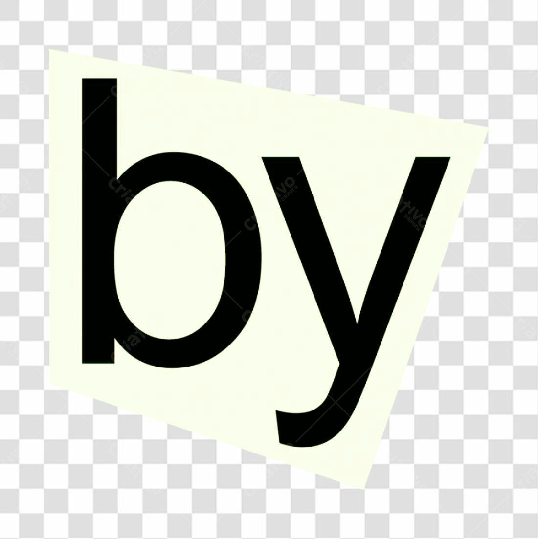 Logo minimalista By PNG com fundo transparente