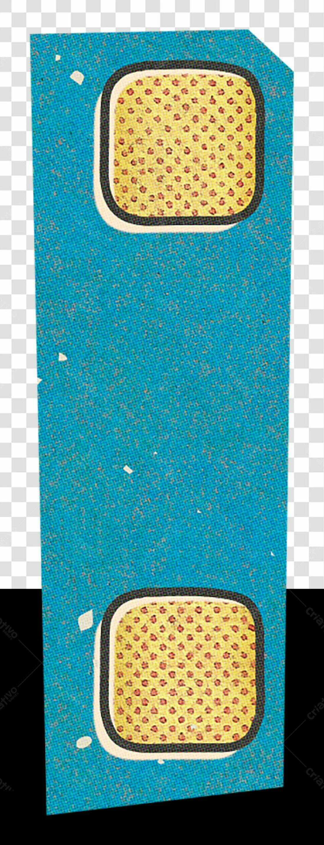 Banner retrô PNG com fundo transparente