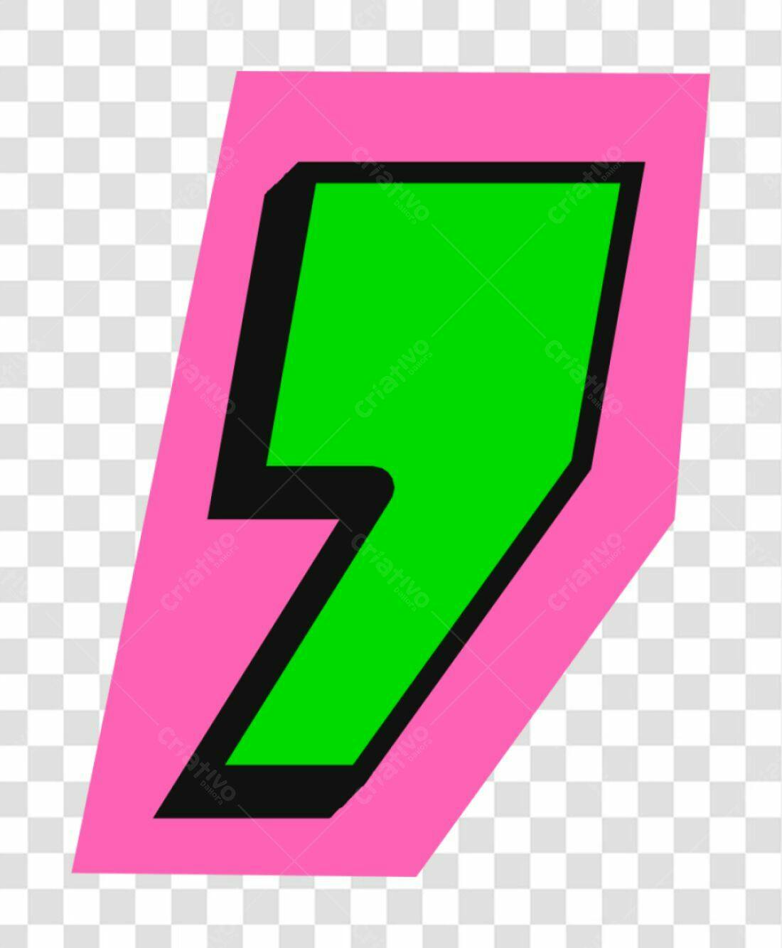 Banner de destaque em verde e rosa PNG com fundo transparente