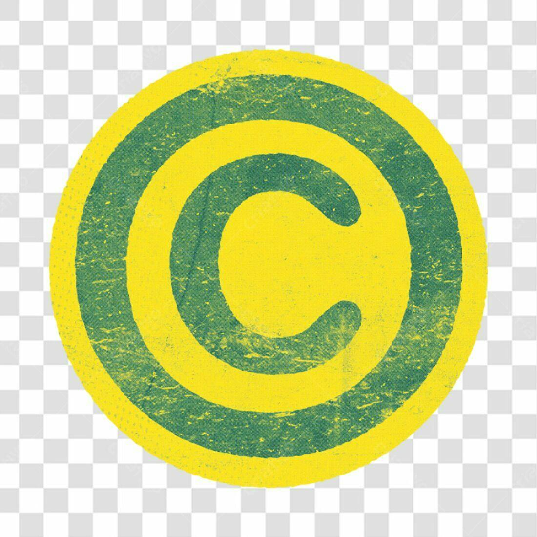 Logo Copyright PNG com fundo transparente
