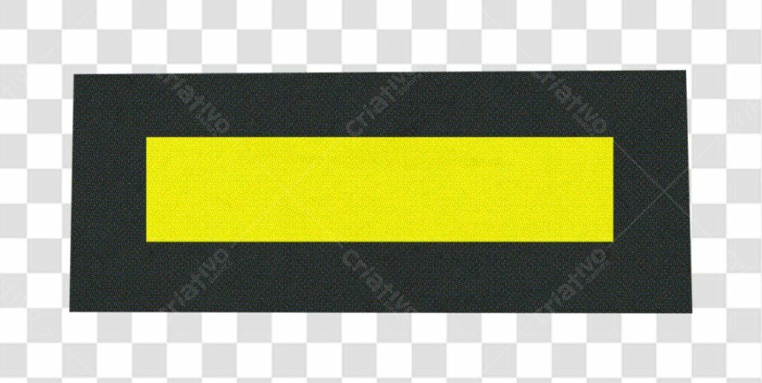 Banner Preto e Amarelo PNG com fundo transparente