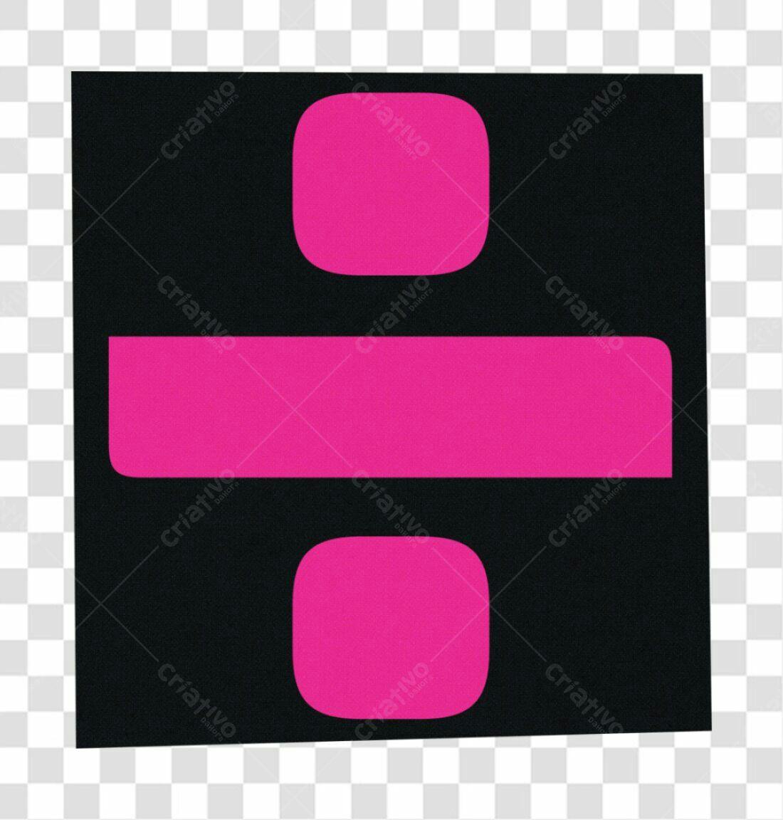 Banner para Redes Sociais Rosa e Preto PNG com fundo transparente