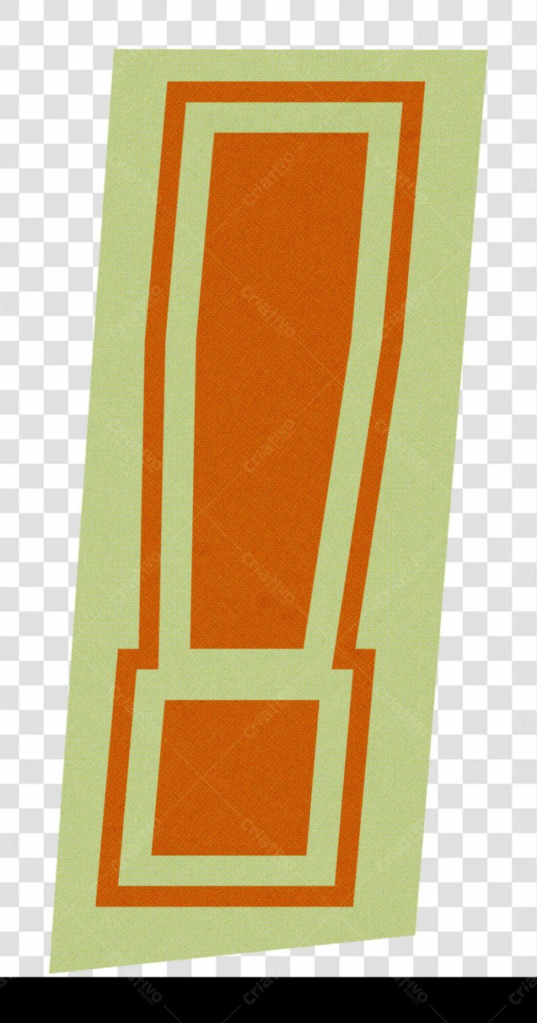 Elemento gráfico PNG com fundo transparente ponto de exclamação