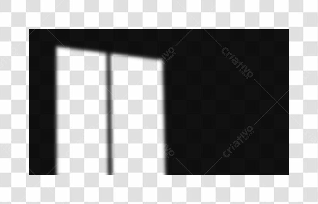 PNG Mockup Sombra Porta Janela com fundo transparente
