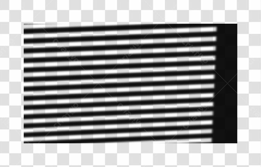 Banner abstrato preto e branco PNG com fundo transparente