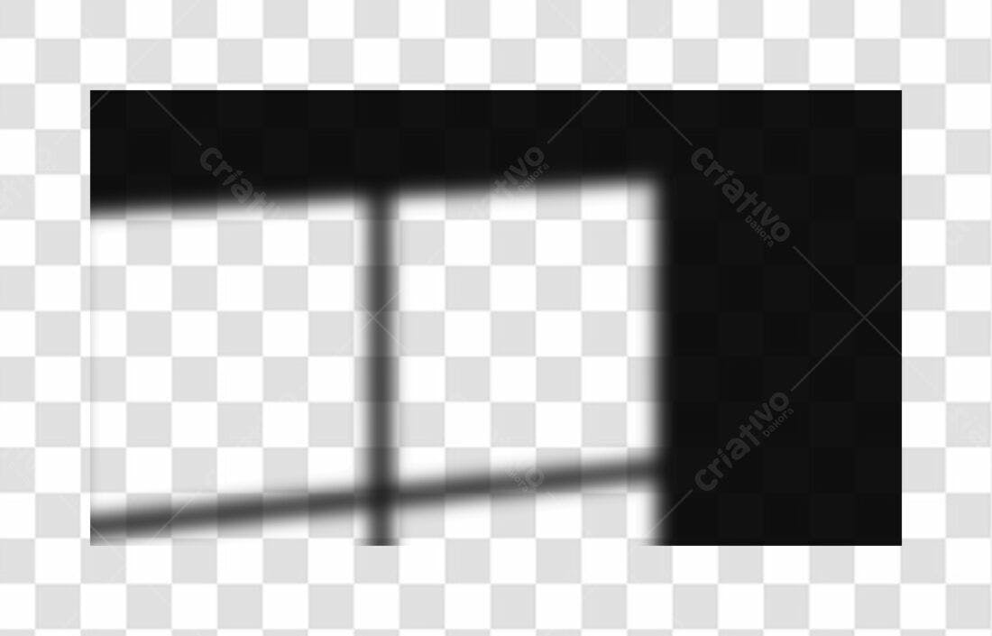 Banner sombra janela PNG com fundo transparente